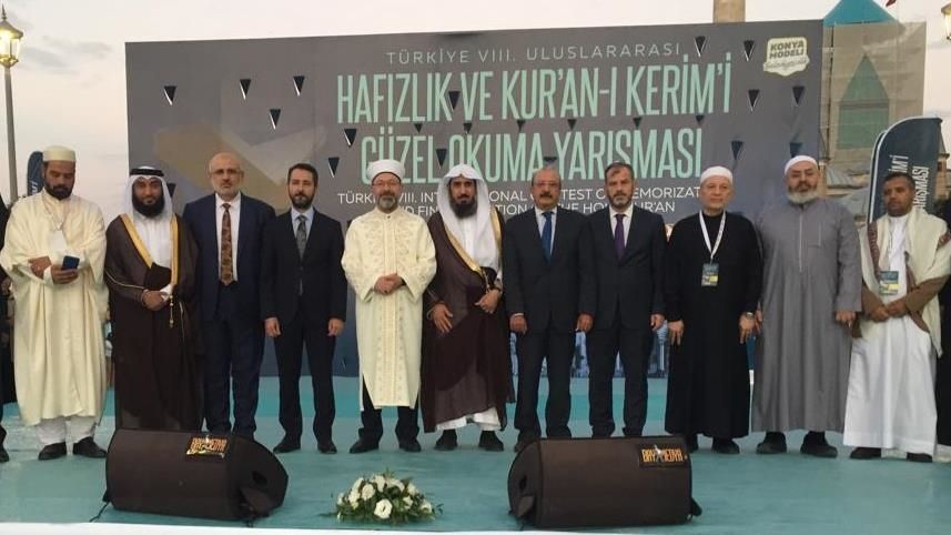 Türkiye Uluslararası 8. Hafızlık ve Kur'an-ı Kerim'i Güzel Okuma Yarışması Konya'da başladı