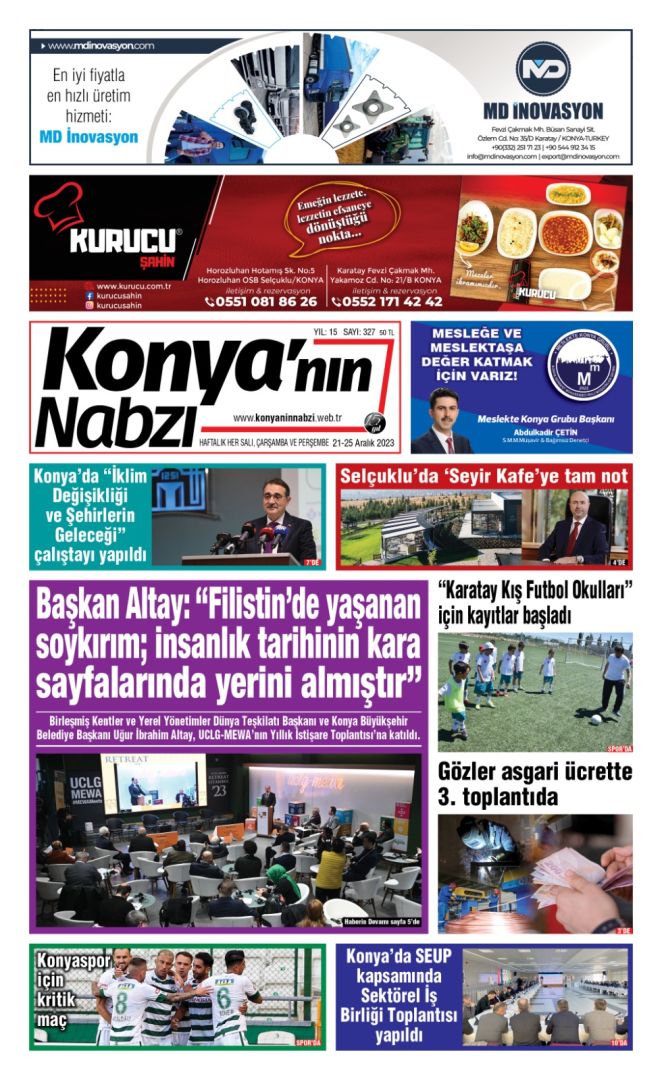 Konya'nın Nabzı Gazetesi -327