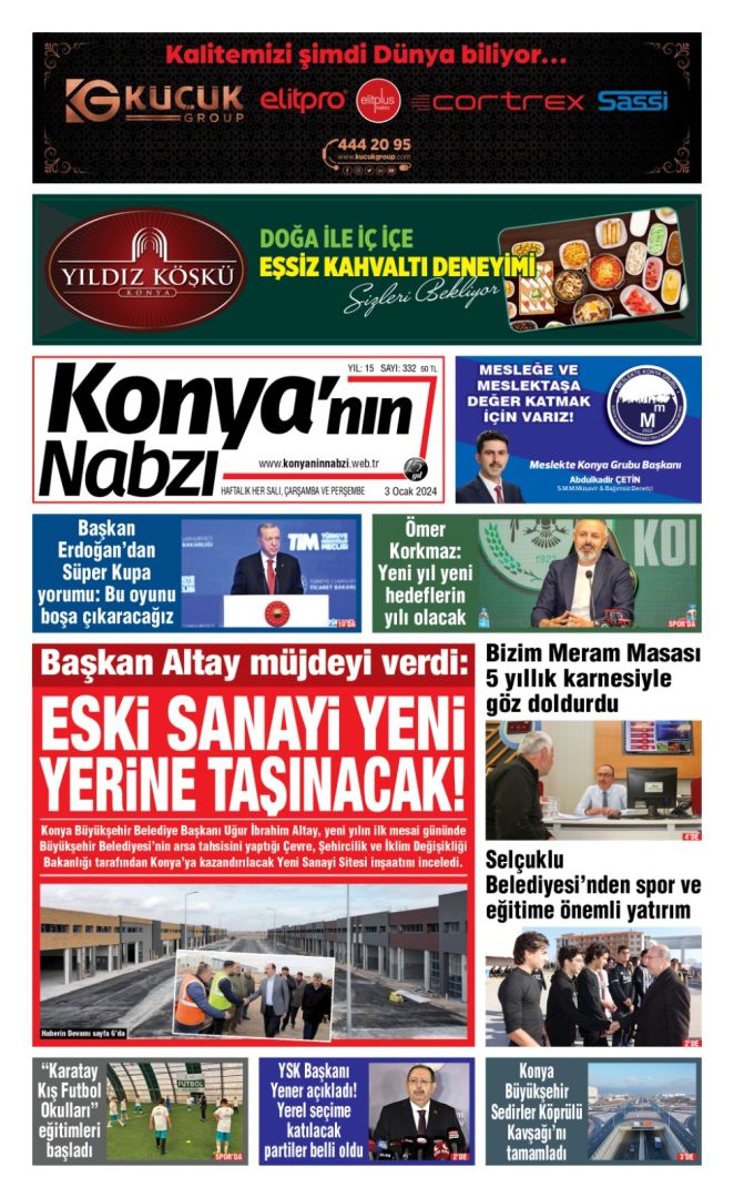 Konya'nın Nabzı Gazetesi -332