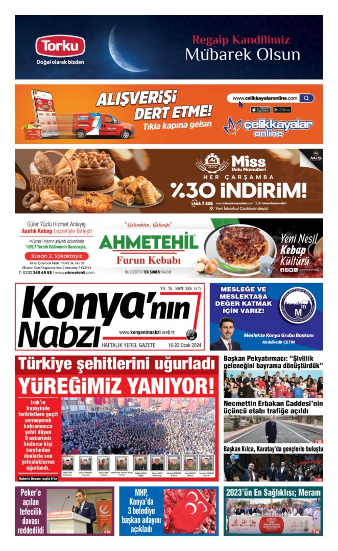 Konya'nın Nabzı Gazetesi -335