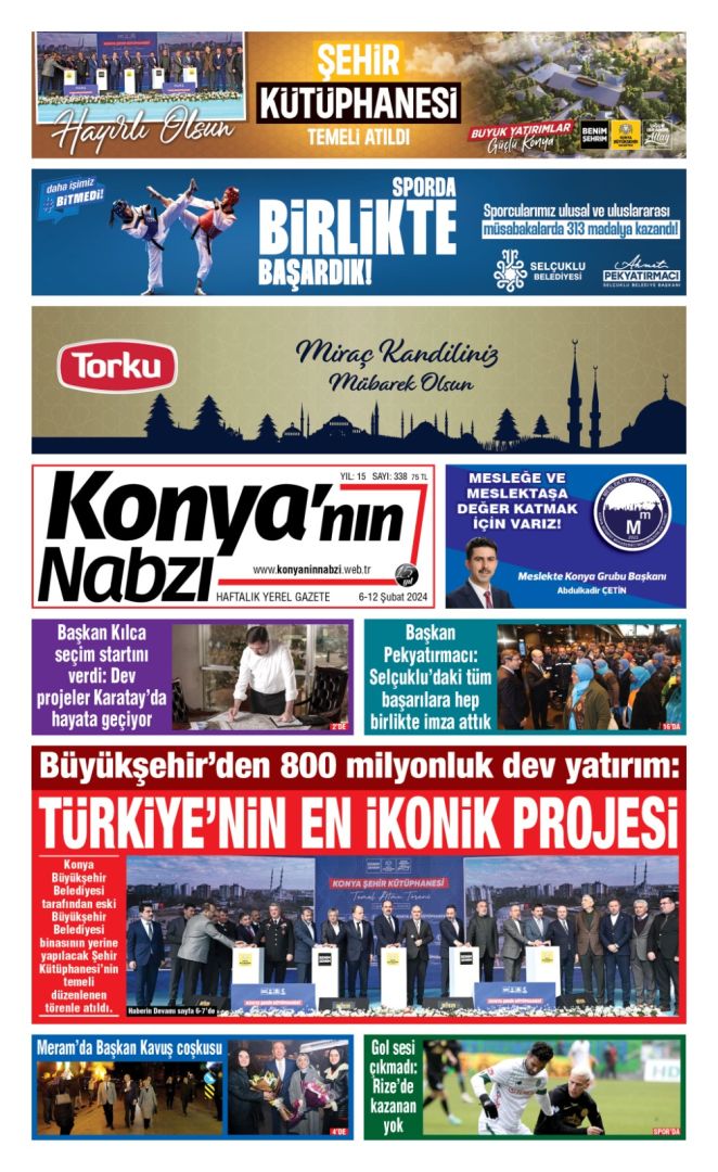 Konya'nın Nabzı Gazetesi -338
