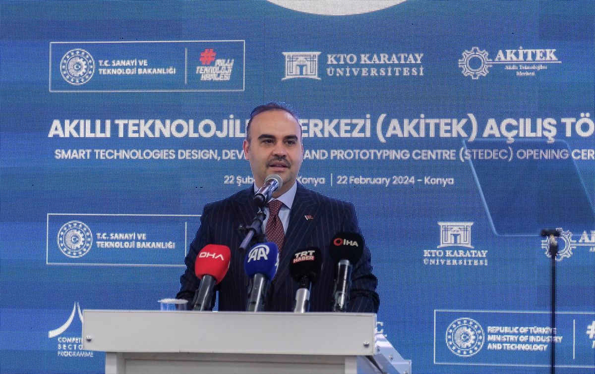Sanayi ve Teknoloji Bakanı Kacır, Konya'da AKİTEK açılışında konuştu