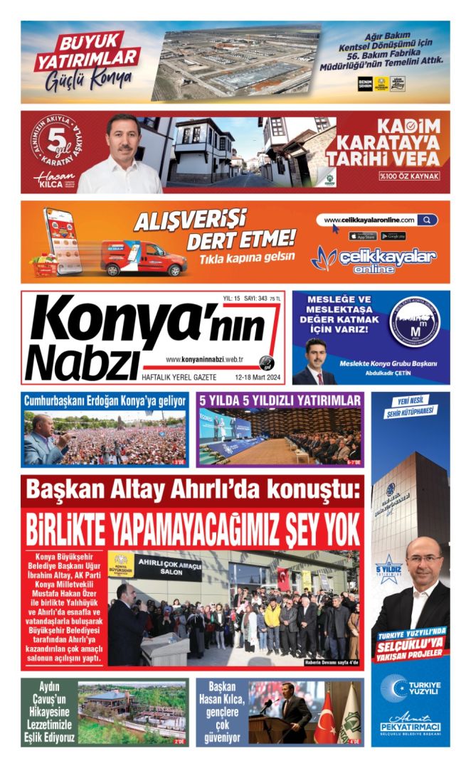 Konya'nın Nabzı Gazetesi -343