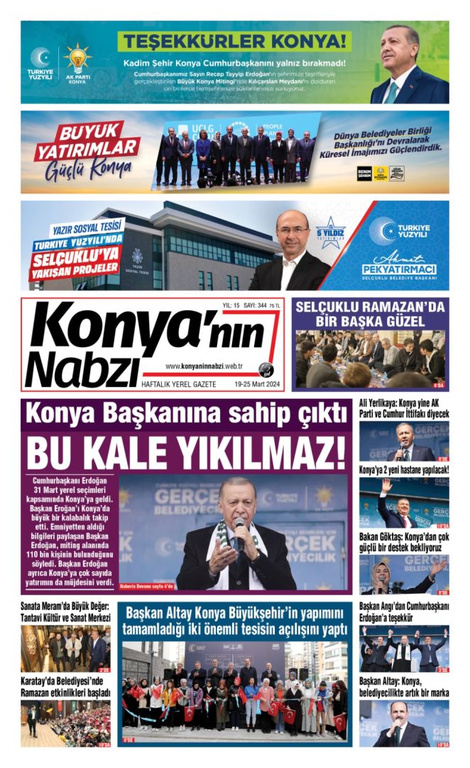Konya'nın Nabzı Gazetesi -344