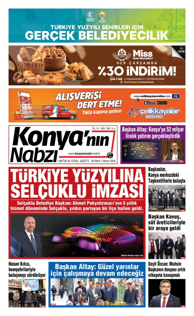 Konya'nın Nabzı Gazetesi -345