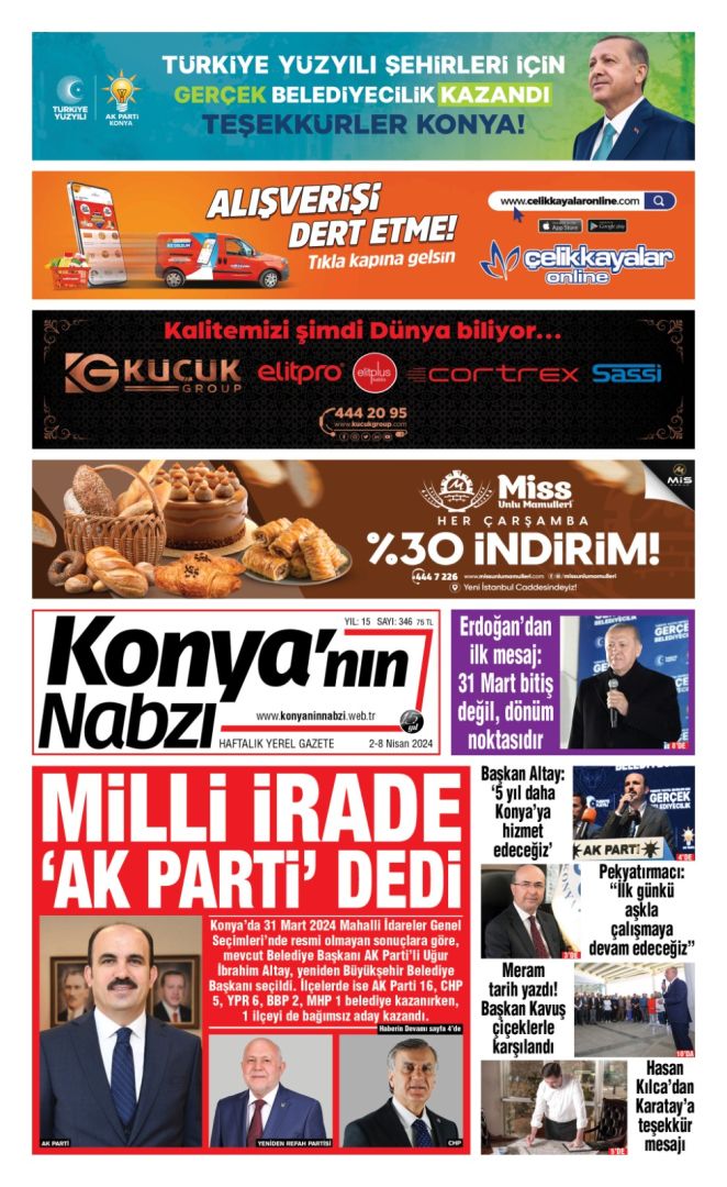 Konya'nın Nabzı Gazetesi -346