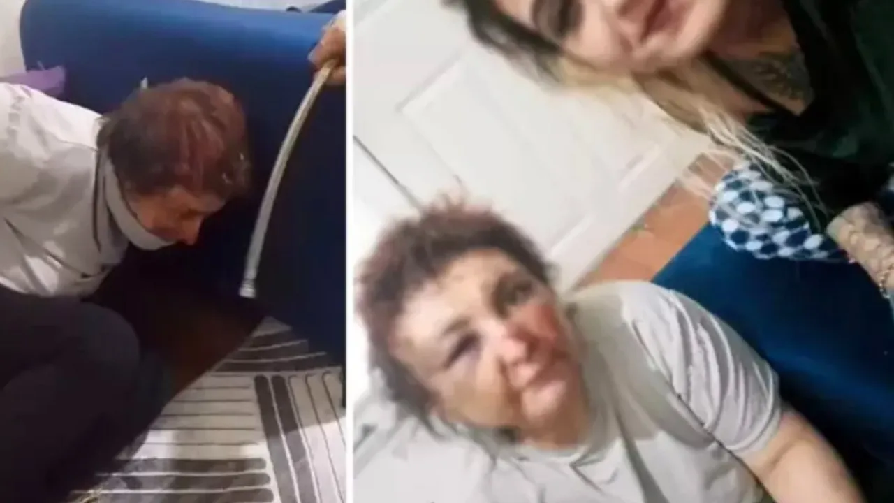 Anında tutuklandılar... Zavallı kadını önce dövdüler sonra selfie çektiler
