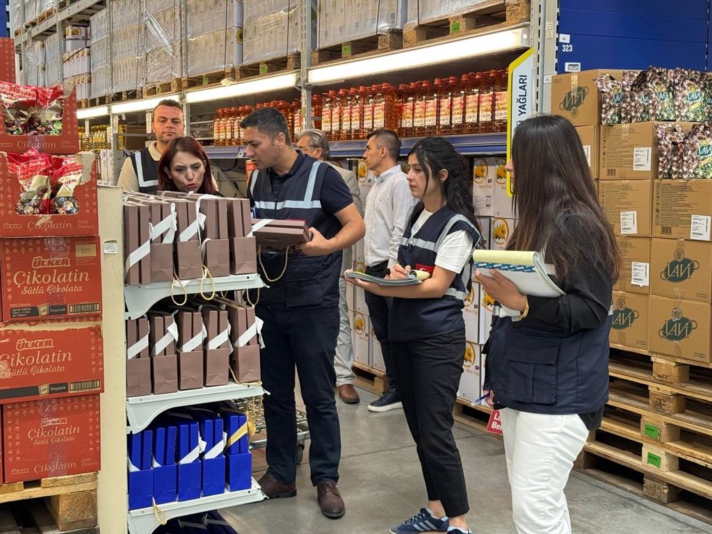 Konya'da Kurban Bayramı öncesi marketlerde denetim