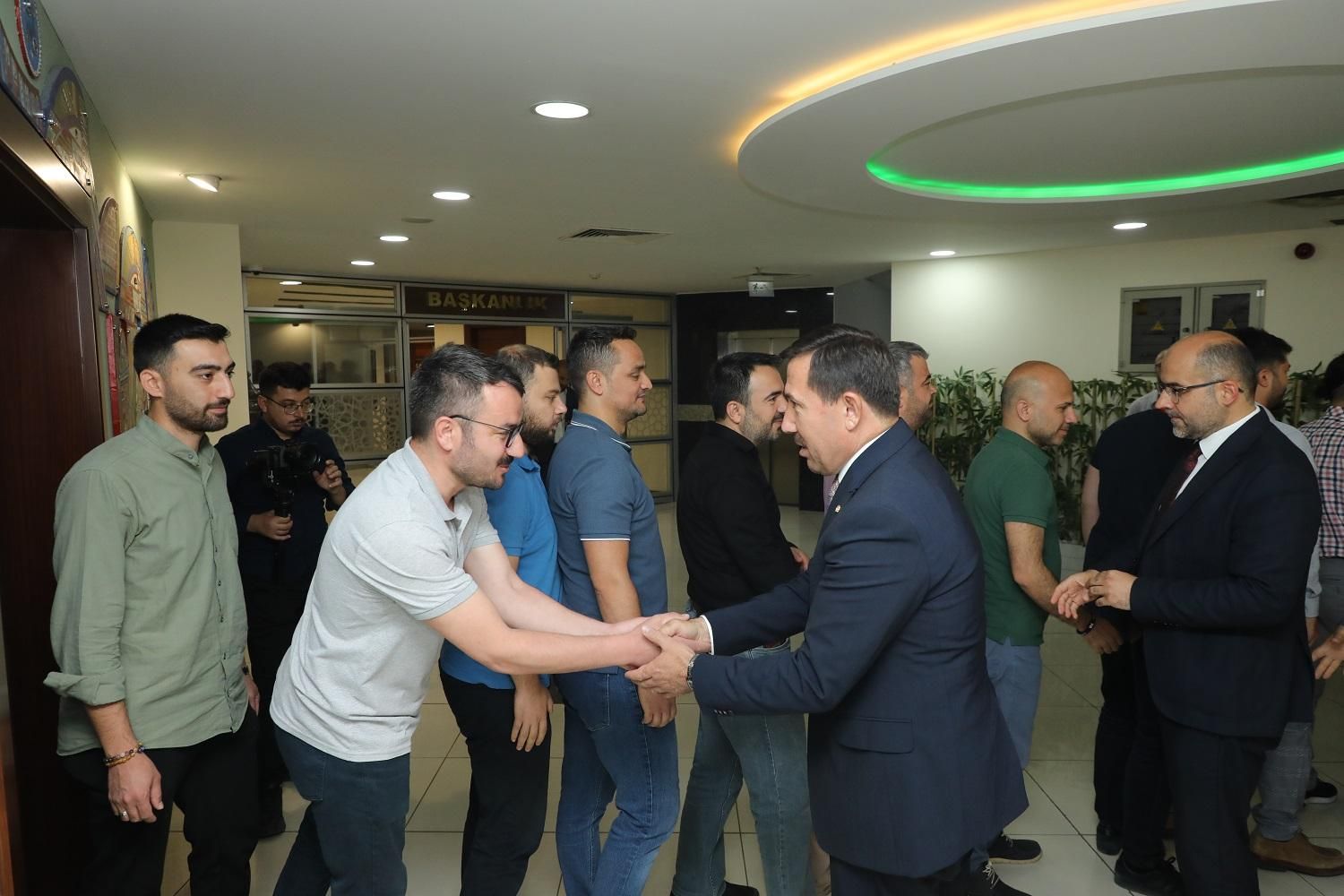 Başkan Kılca, Mesai Arkadaşlarıyla Bayramlaştı
