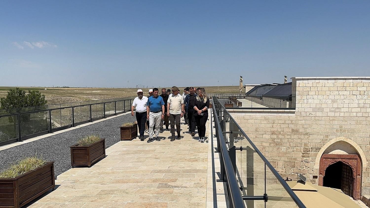 Konya Protokolü Karatay'ın doğal ve tarihi güzelliklerini inceledi