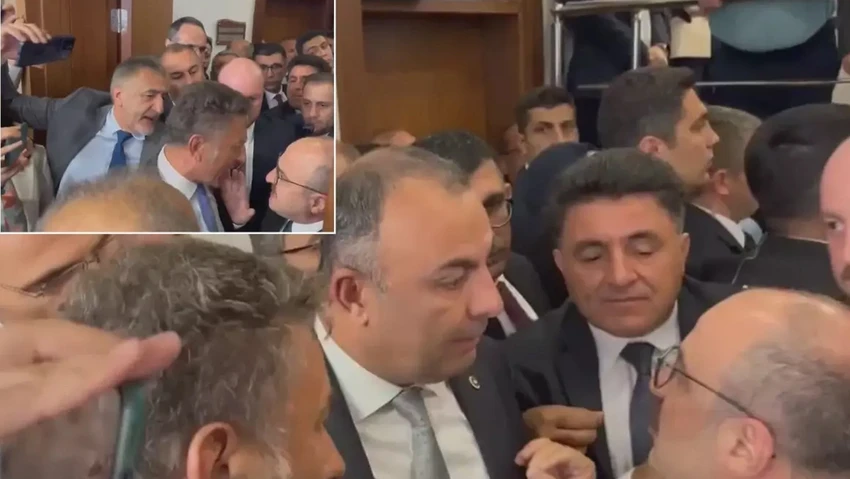 Meclis'te gerginlik: AK Parti ve CHP milletvekilleri arasında arbede