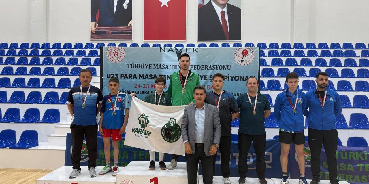Paralimpik Masa Tenisi’nde Karatay’a Çifte Şampiyonluk