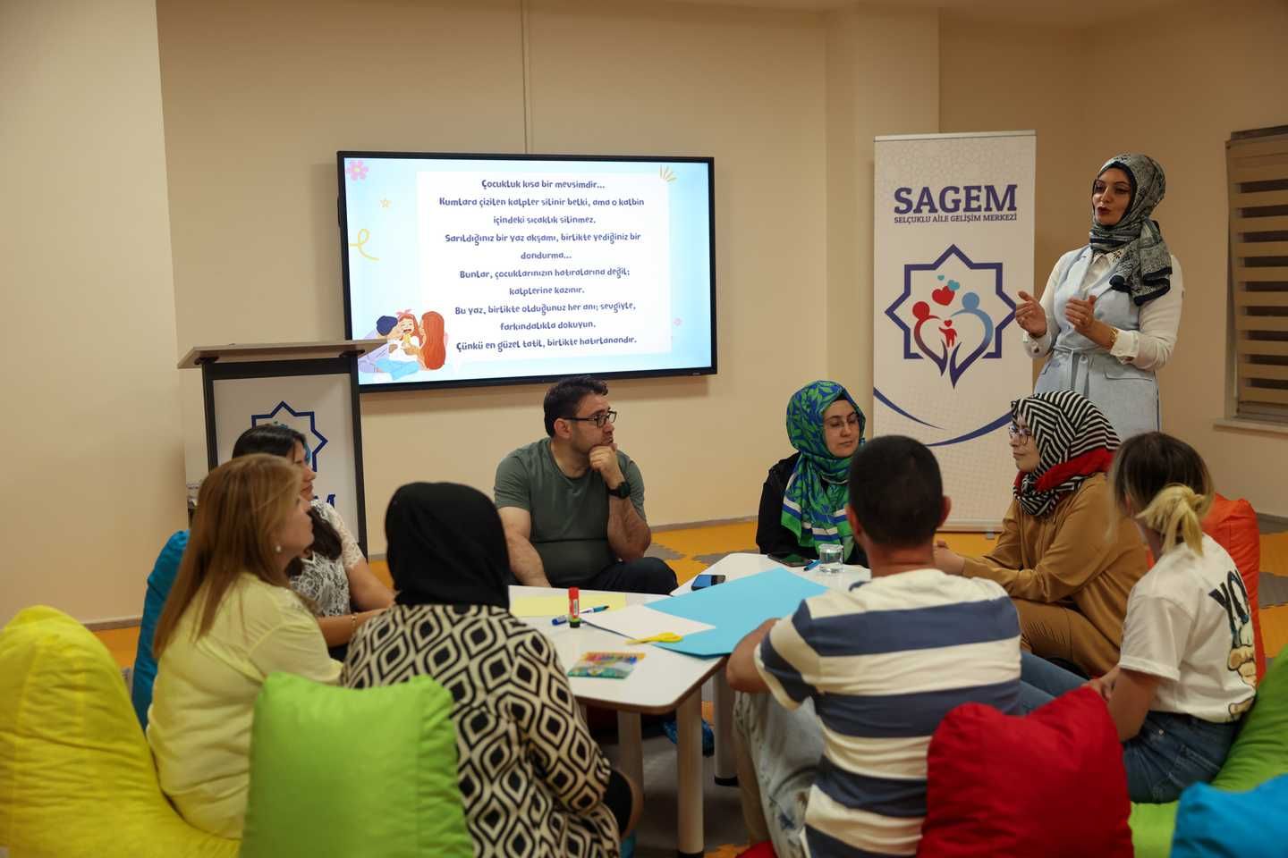 SAGEM’den Ailelere Tatilde Aile Olmak Konulu Seminer