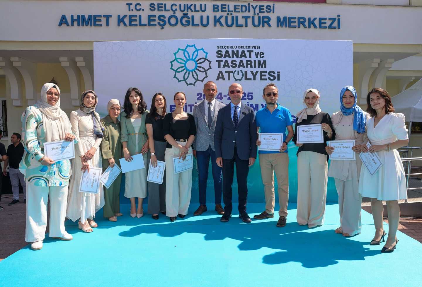  Selçuklu Sanat ve Tasarım Atölyesi'nden Göz Kamaştıran Yıl Sonu Sergisi