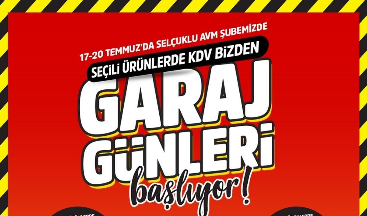 Konya’da bir alana bir bedava dolu dolu geri döndü