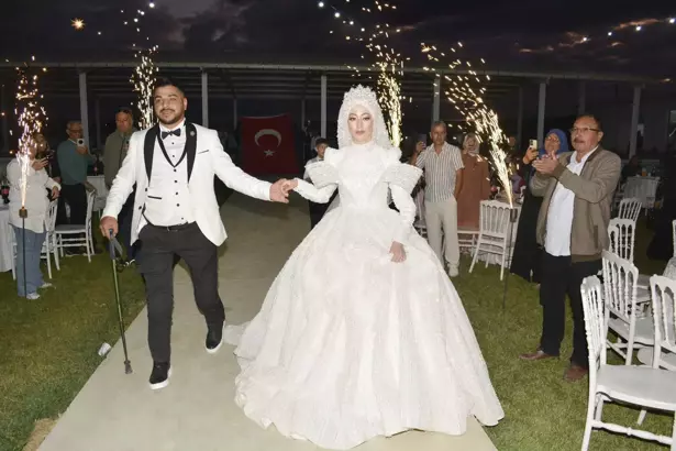 Konya'da Pençe- Kilit Hareket Bölgesi Gazisi Emre Bayar, dünya evine girdi