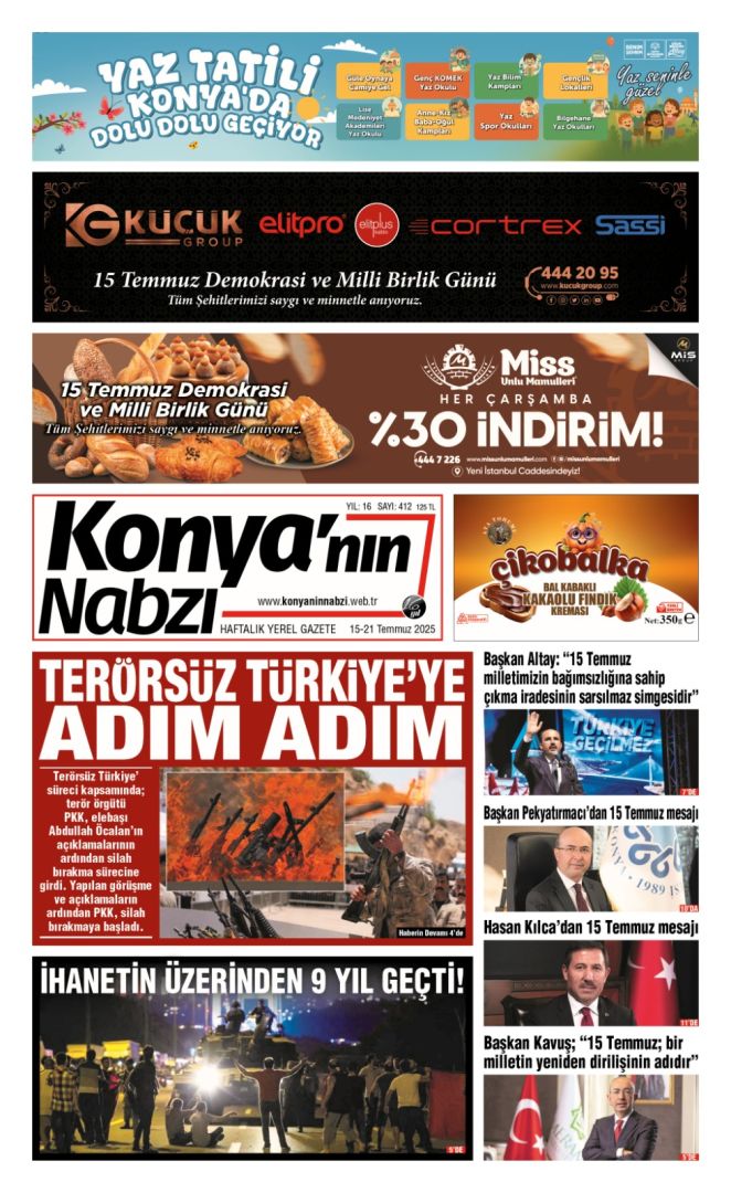 Konya'nın Nabzı Gazetesi -412