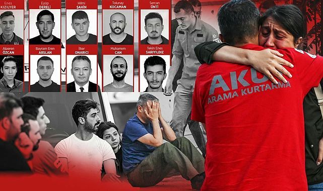 Şehitlere veda... Orman yangınında hayatını kaybeden kahramanlar son yolculuğuna uğurlandı...
