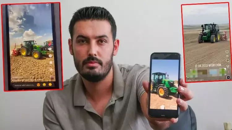 Konya'da akıl almaz olay: 3 yıl önce çalınan traktörünü sosyal medyada video izlerken buldu!