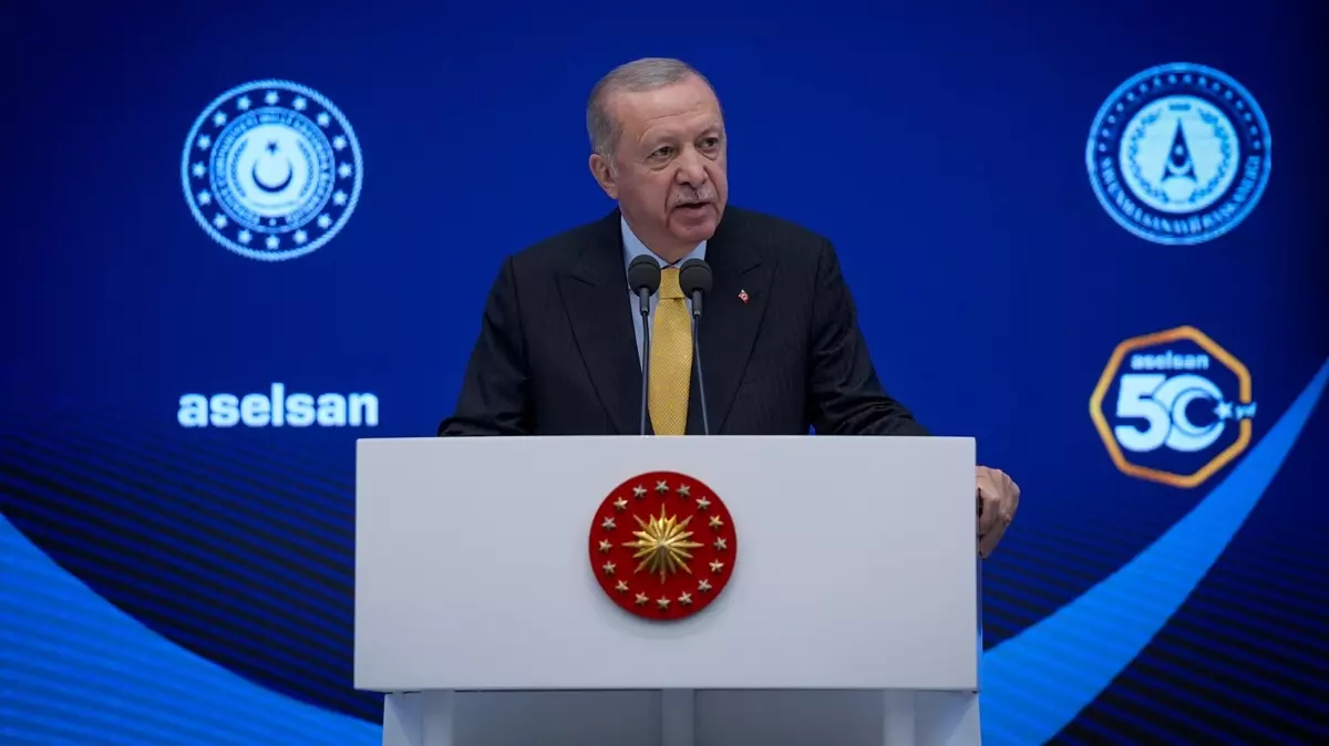 Cumhurbaşkanı Erdoğan, "Çelik Kubbe" teslimat töreninde konuştu: "Ülkemizi bir üst lige taşıyacak"