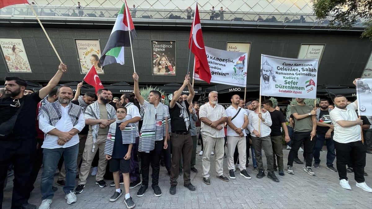 İsrail’in saldırıları protesto edildi
