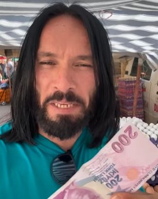 Konyalı John Wick pazara daldı: 200 TL'yle sofra kurdu, üstelik...
