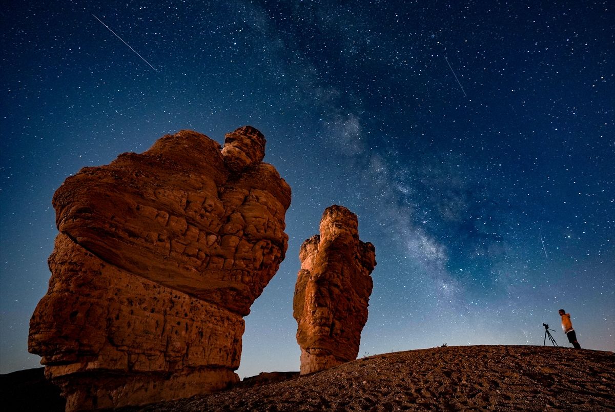 Perseid meteor yağmuru Konya'da görüntülendi