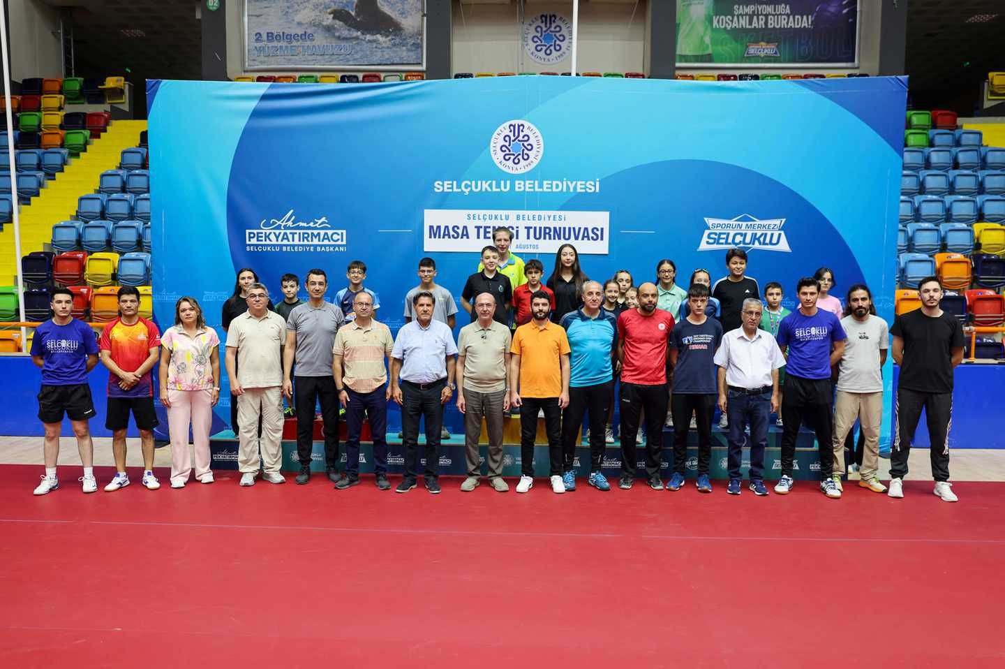 Sporun Merkezi Selçuklu’da masa tenisi heyecanı yaşandı