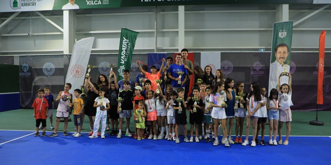 Karatay’da tenis şampiyonları belli oldu