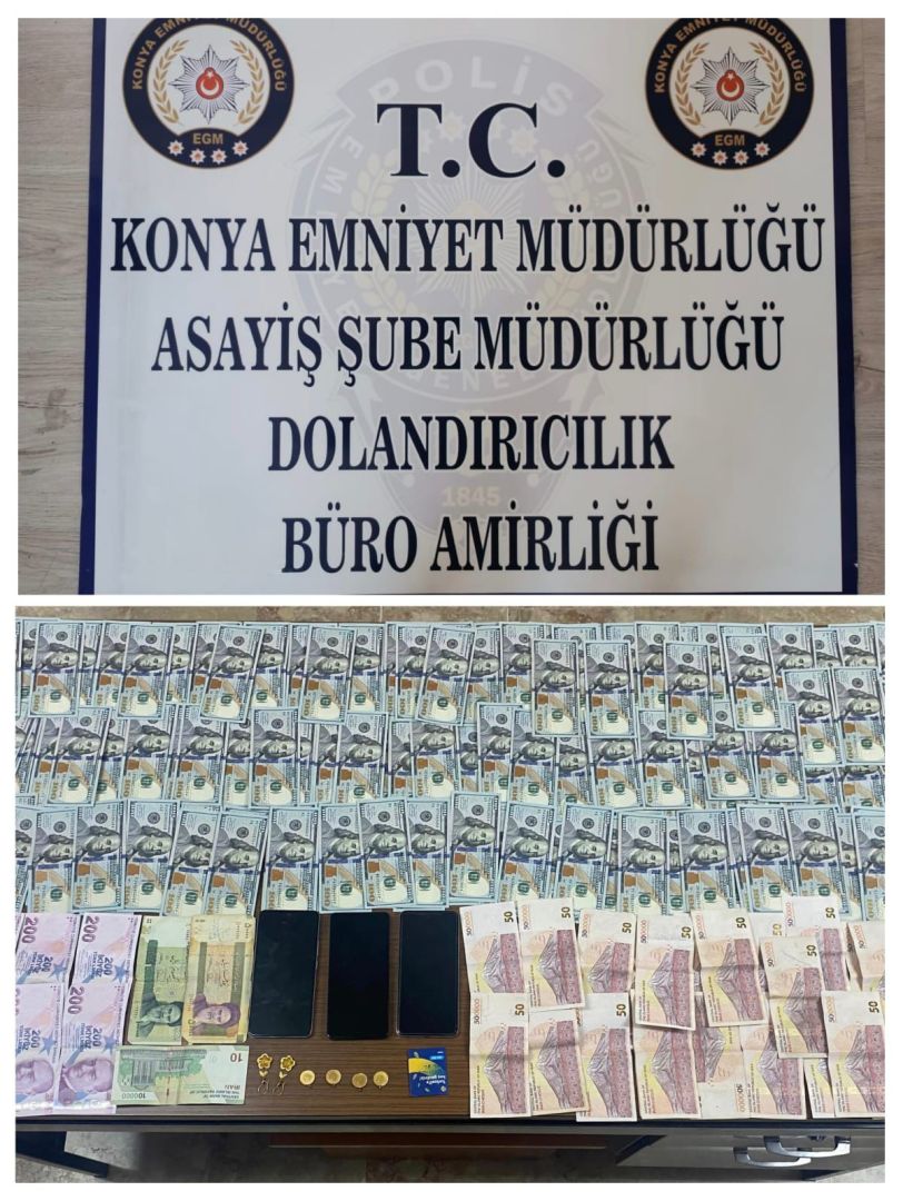 Konya'da  dolandırıcılık operasyonu: 3 tutuklama