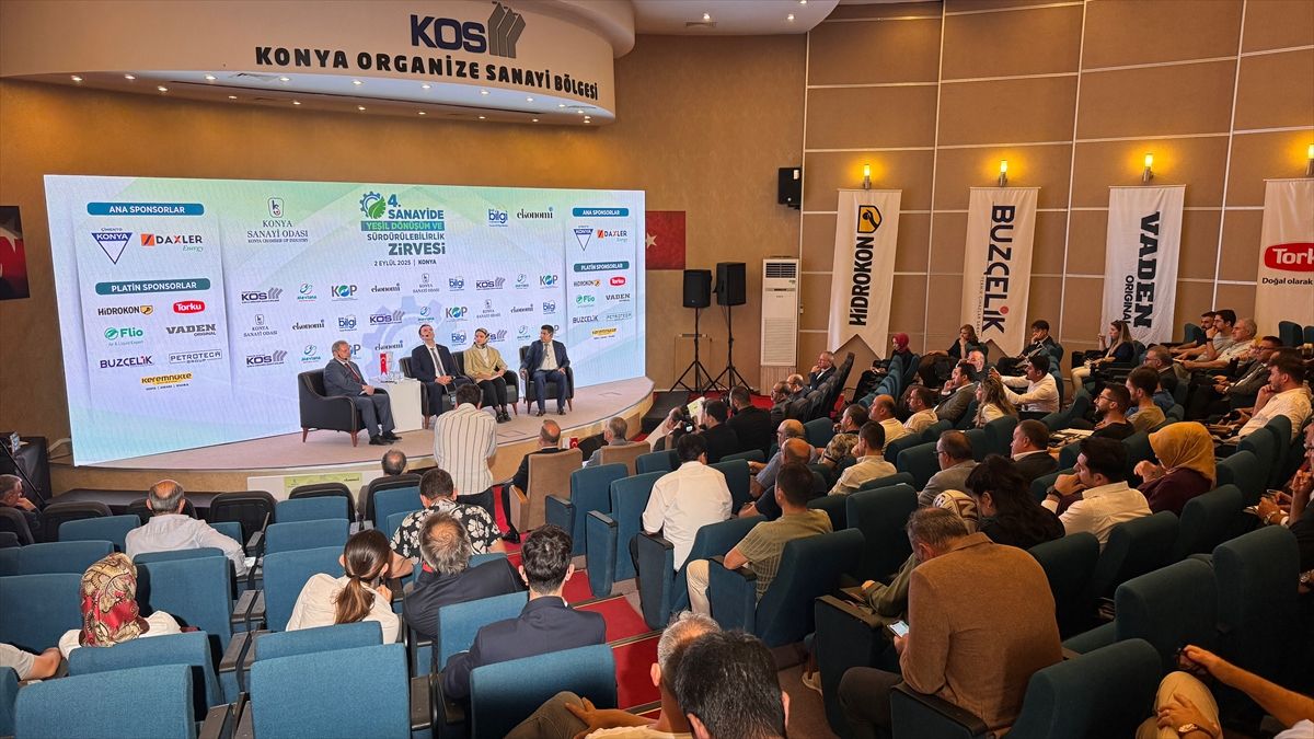 Konya'da Sanayide Yeşil Dönüşüm ve Sürdürülebilirlik Zirvesi yapıldı