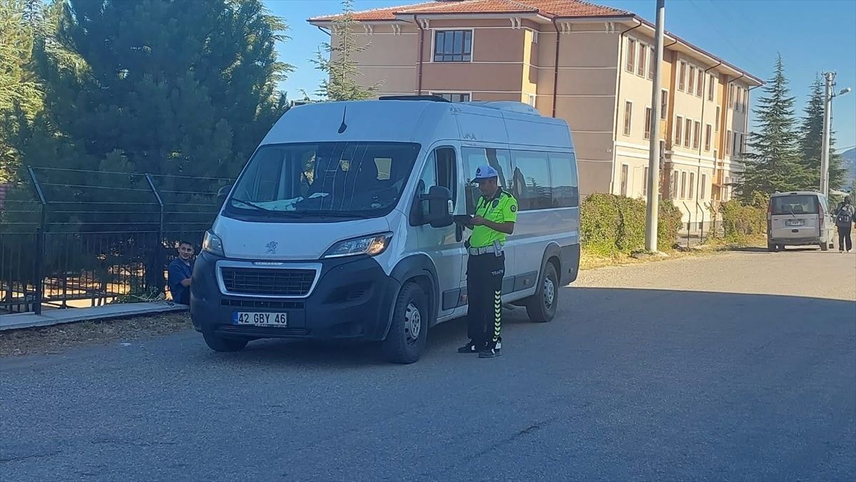 Seydişehir'de trafik denetimi yapıldı