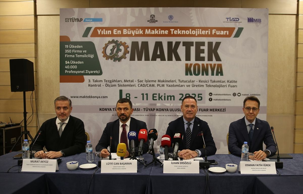 2025 MAKTEK Konya Fuarı yarın başlıyor