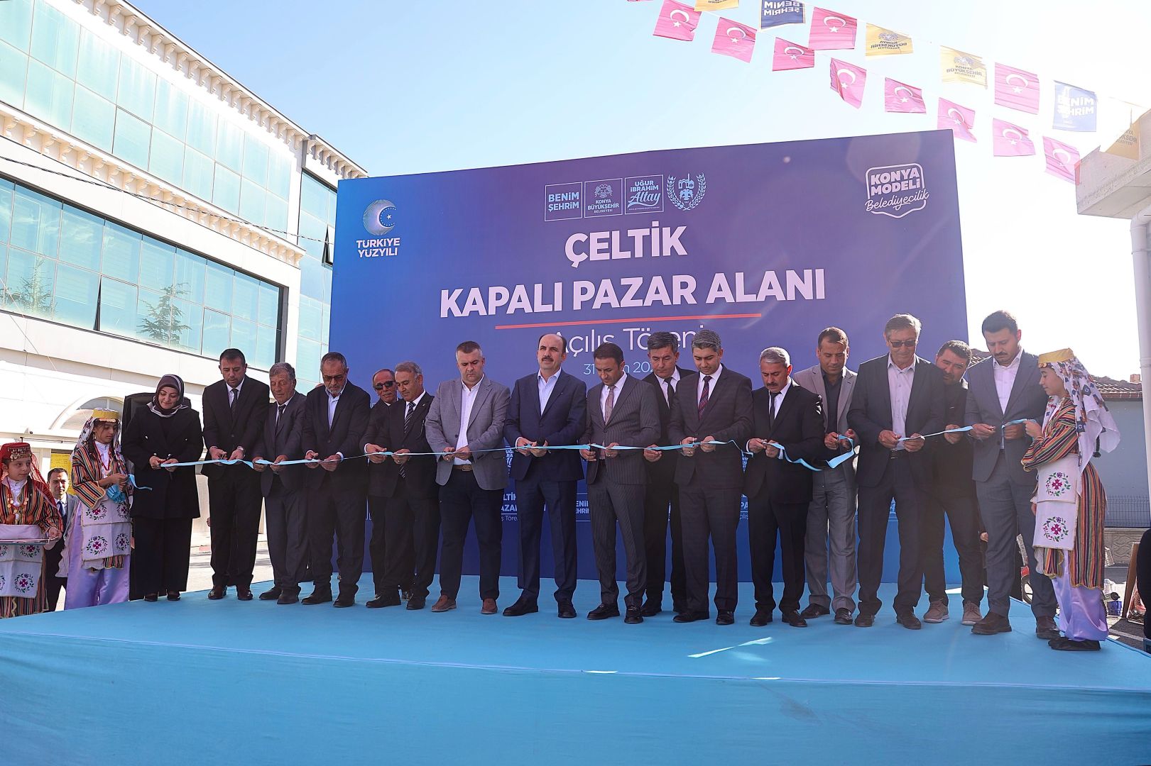 Başkan Altay 102 Milyon Lira Bedelle Çeltik’e Kazandırılan Kapalı Pazar Yeri’nin Açılışını Yaptı