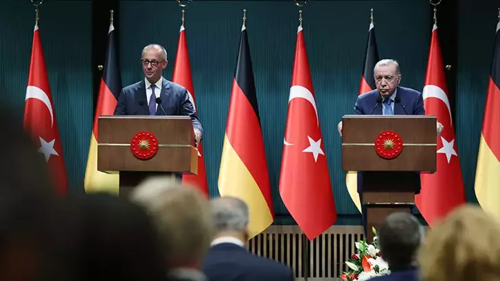 Cumhurbaşkanı Erdoğan: İsrail Gazze'yi yine vurdu, Almanya olarak görmüyor musunuz?