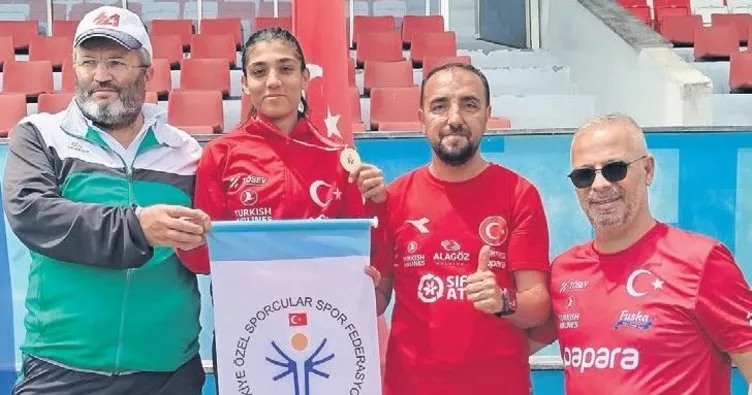 Engelleri aştı şampiyon oldu