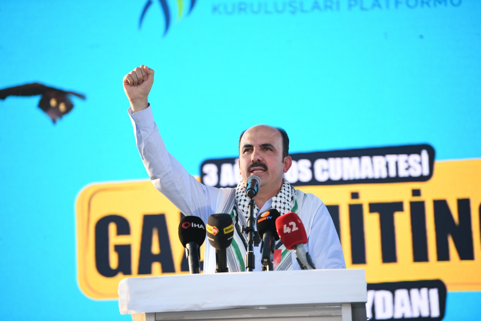 Konya'da Gazze için yardım kampanyası belediye başkanının maaş bağışıyla başladı