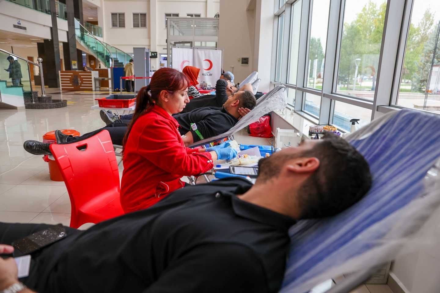 Selçuklu Belediyesinden Kızılay’a kan bağışı desteği