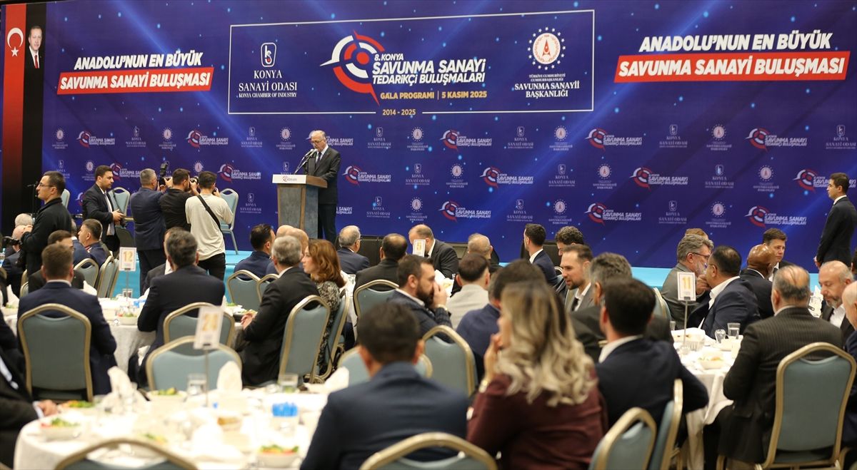 8. Konya Savunma Sanayi Tedarikçi Buluşmaları Gala Programı düzenlendi