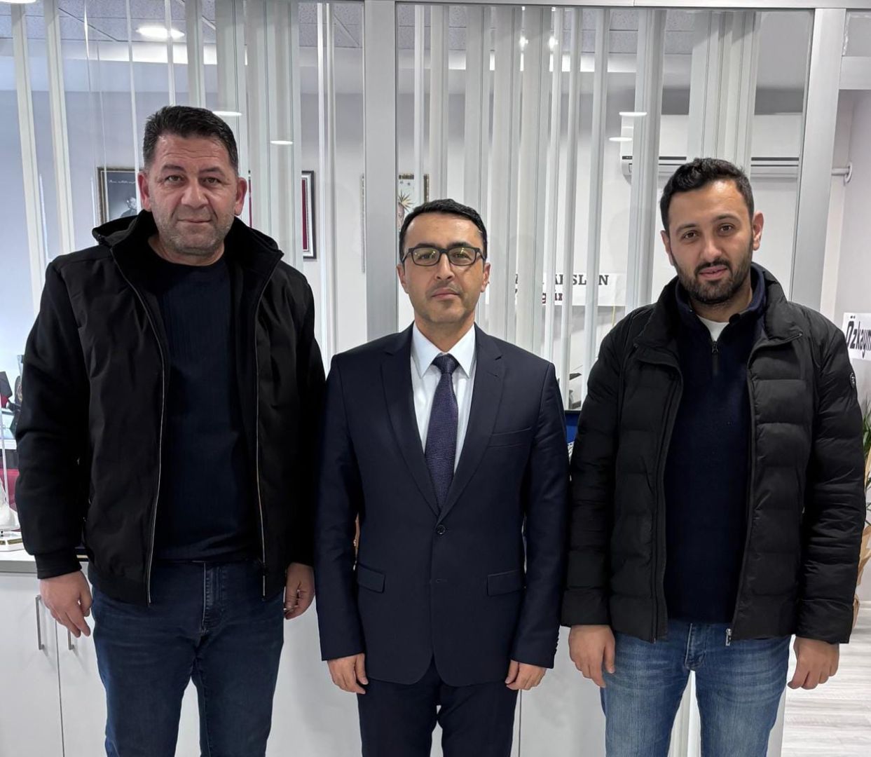 Korkmaz ve Yanık’tan Müdür Parlak’a hayırlı olsun ziyareti