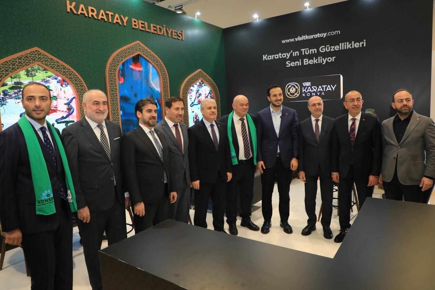 Karatay Belediyesi’nin İstanbul’daki Konya İl Tanıtım Günleri standına yoğun ilgi