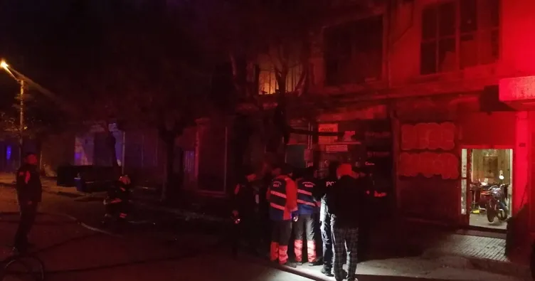 Konya'da Bedensel engelli adam, depoda çıkan yangında can verdi