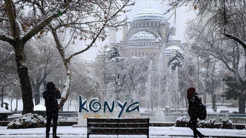Konya’nın 17 ilçesine kar uyarısı geldi! O tarihlere dikkat!