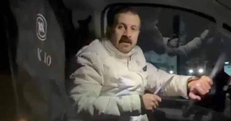 Konya'da Trafikte dehşet! Yol verme tartışmasında araç sürücüsünü bıçaklayıp, tehdit etti