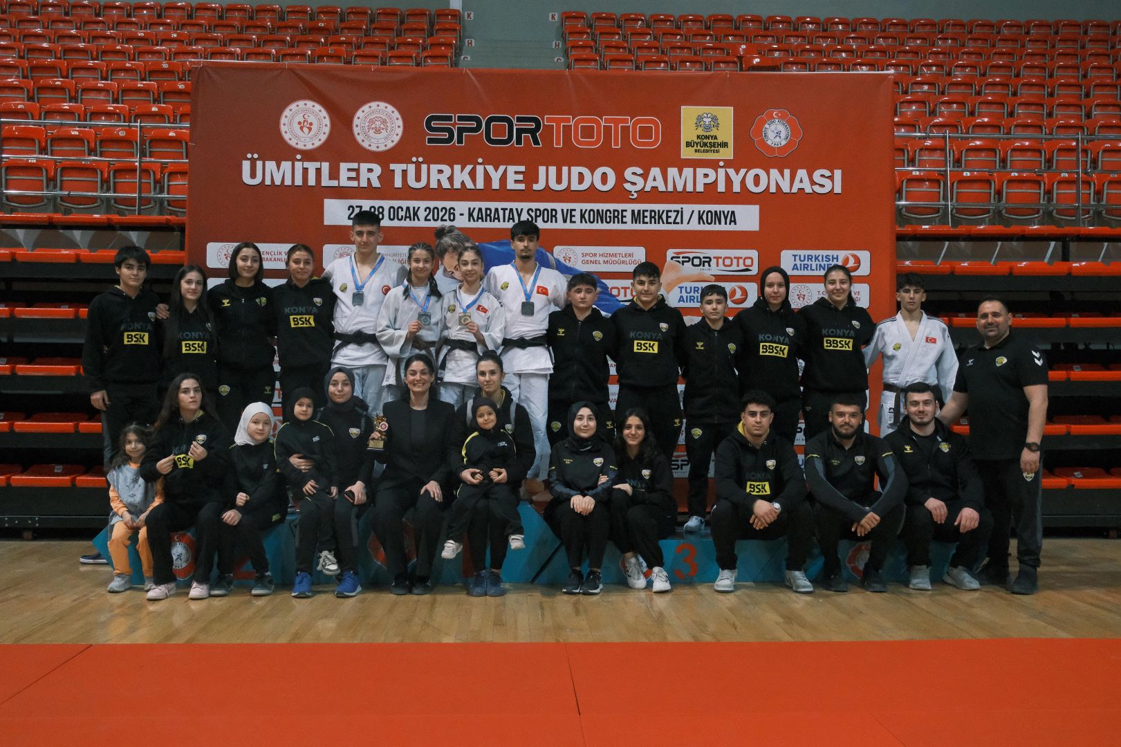 Konya Büyükşehir Ümitler Judo Takımı Türkiye İkincisi Oldu