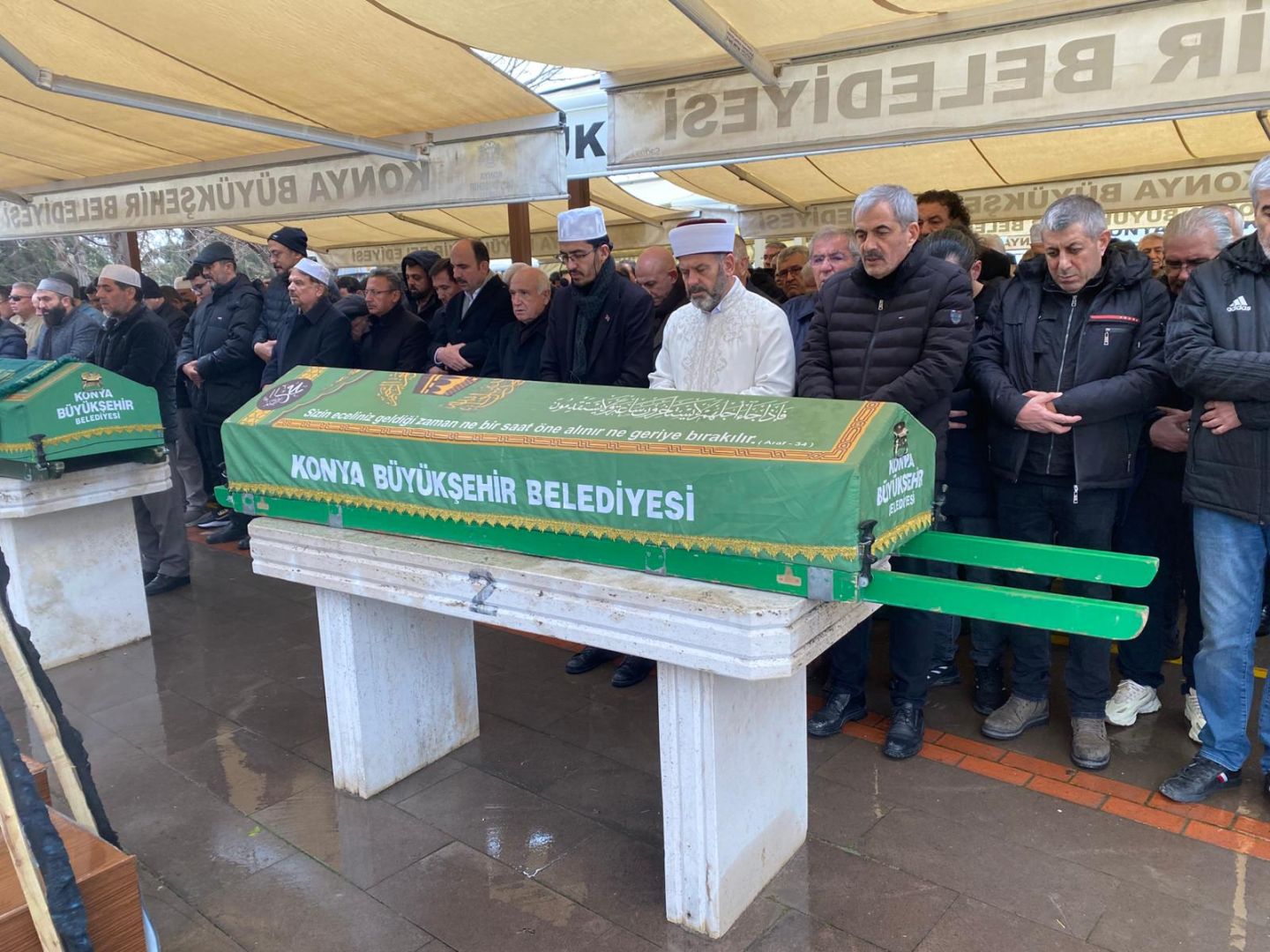 Konya siyasetinin simge isimlerinden Hacı Ali Bozdam son yolculuğuna uğurlandı