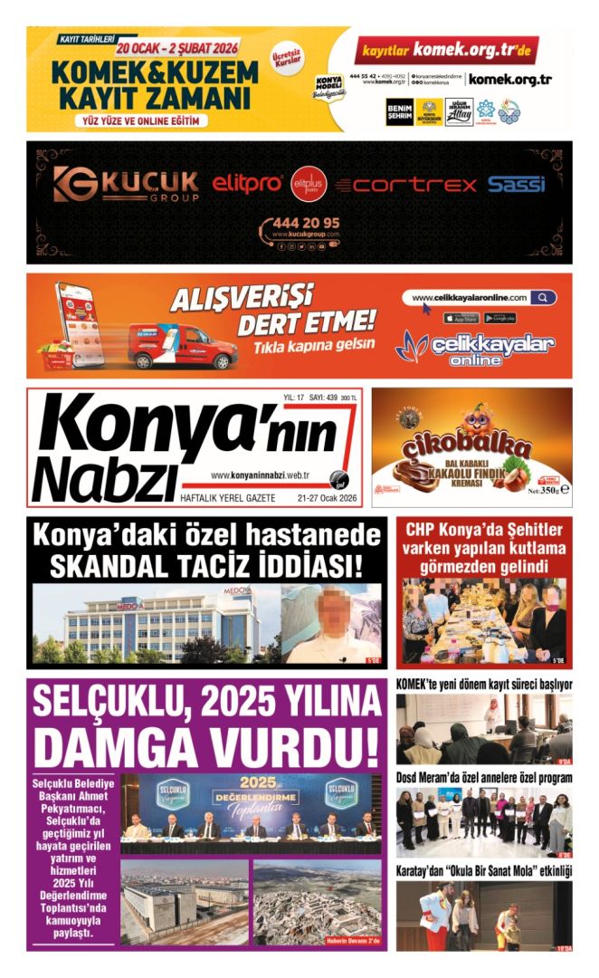 Konya'nın Nabzı Gazetesi -439