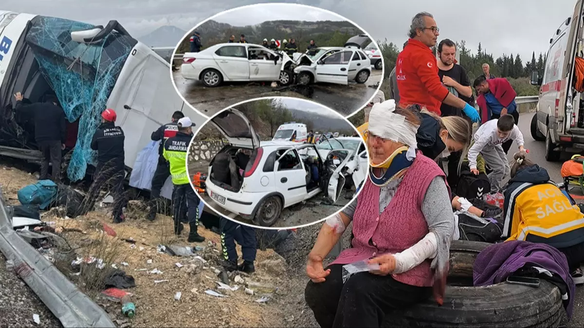 İki ilde peş peşe katliam gibi kaza: 16 kişi hayatını kaybetti