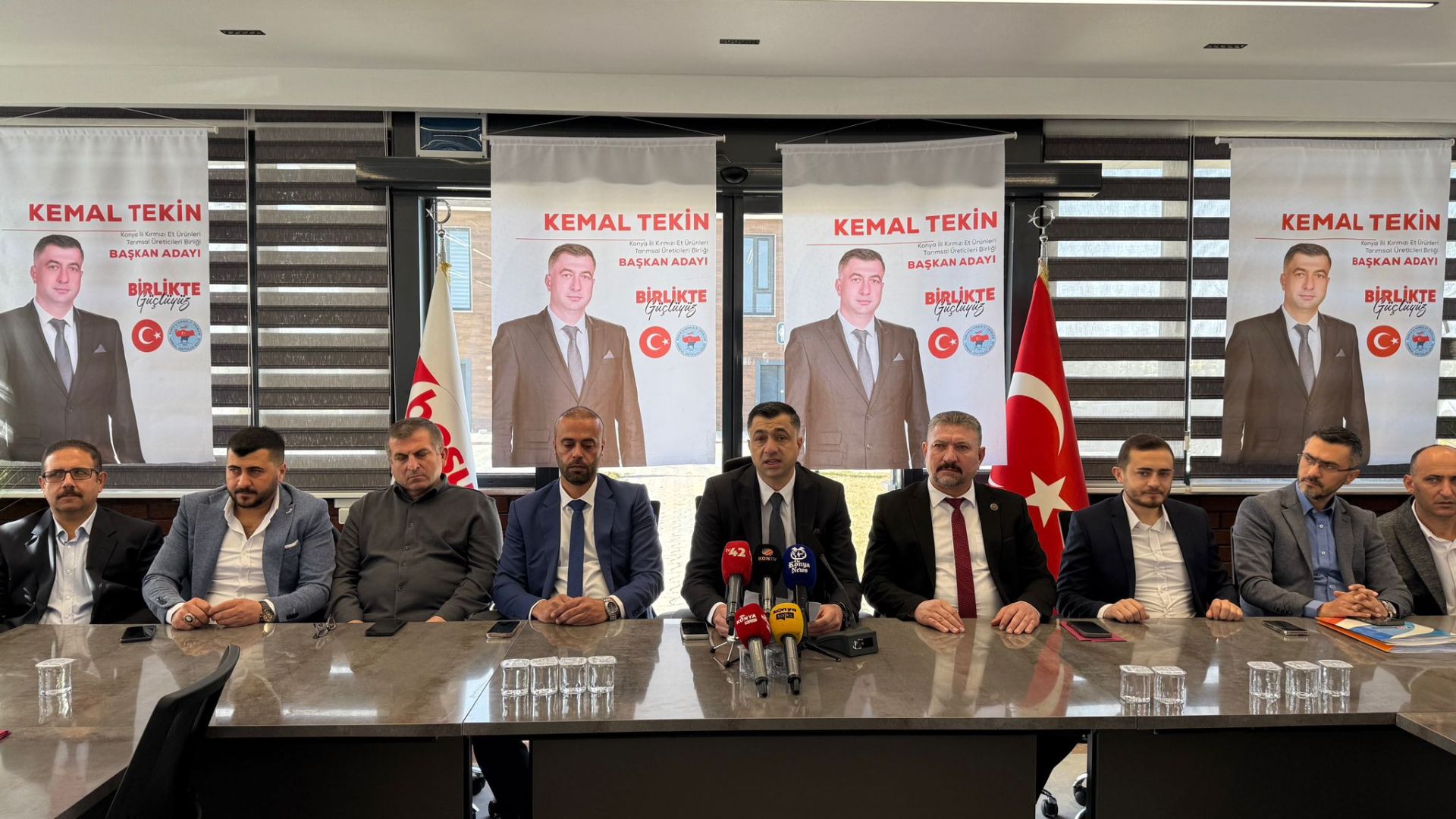 Kemal Tekin, Konya Kırmızı Et Üreticileri Birliği başkanlığına aday oldu