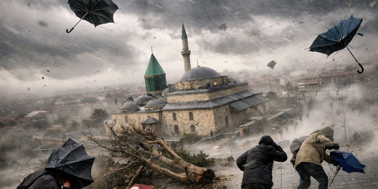 Konya için uyarılar peş peşe geldi: Fırtına ve toz taşınımı kapıda!